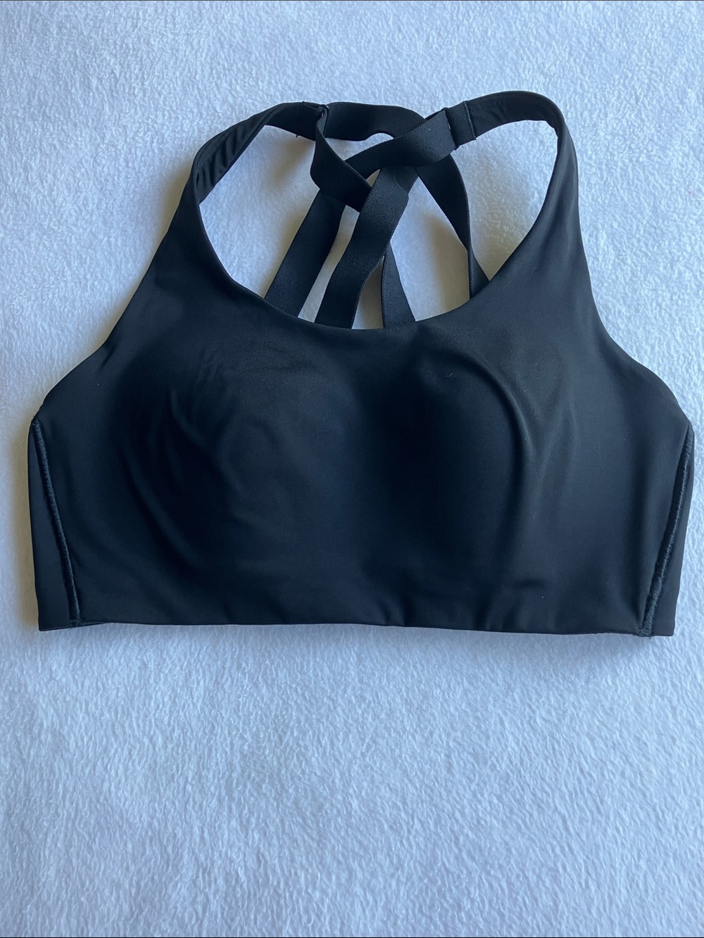 lululemon athletica Black Strappy High-Neck Sports Bra